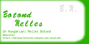 botond melles business card